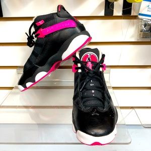 Jordan 6 Rings Black Hyper Pink